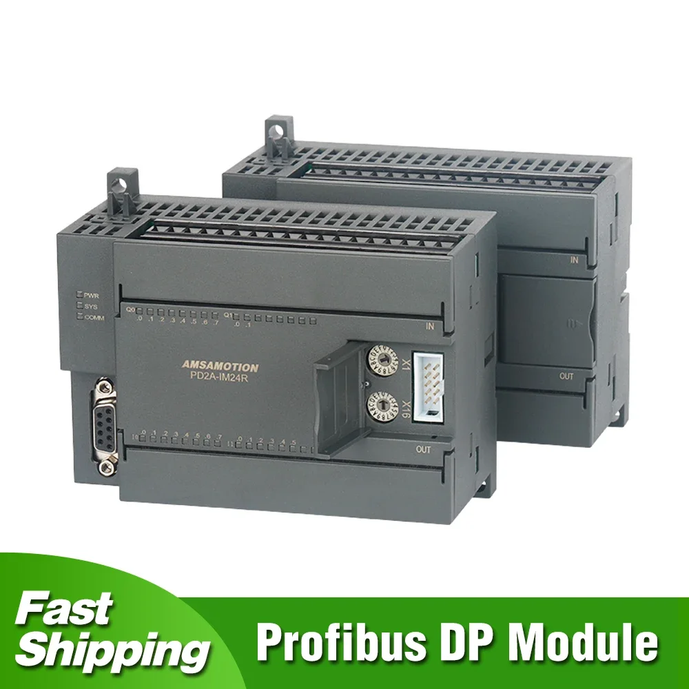 Profibus DP Remote IO Module Digital 14I 10O Distributed Communication Acquisition Expansion Module PD2A-IM24R PD2A-IM24TP