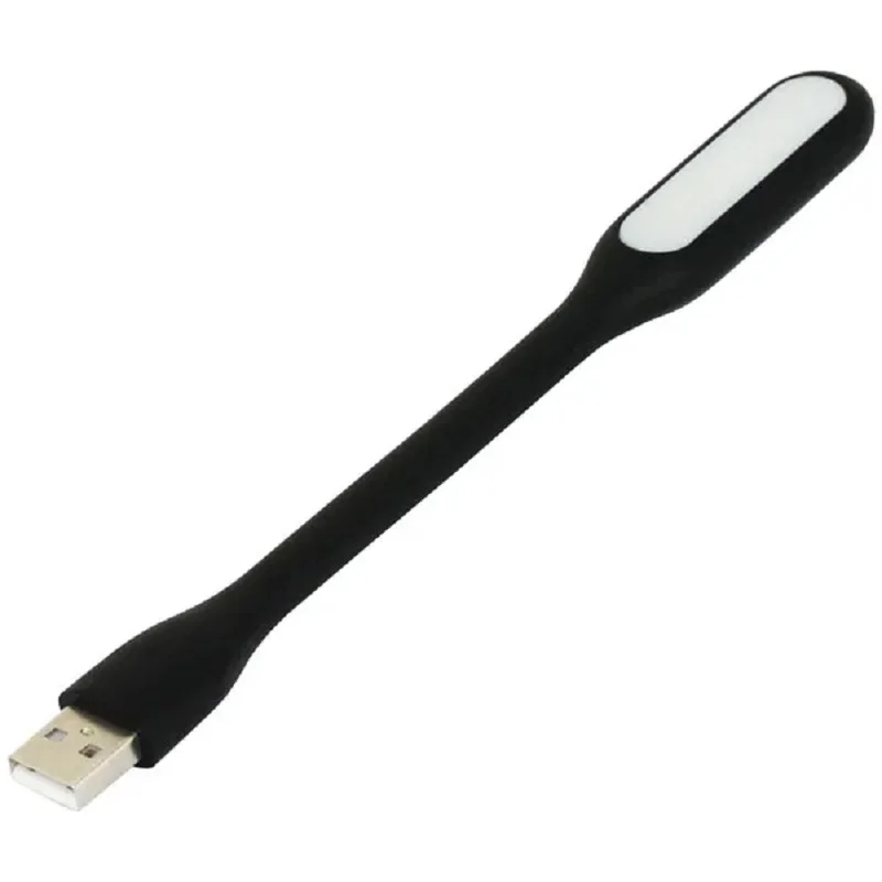 USB LED 비상 조명, 유연한 구부릴 수 있는 독서 조명, 휴대용 미니 야간 조명, 보조배터리 컴퓨터 PC 노트북용