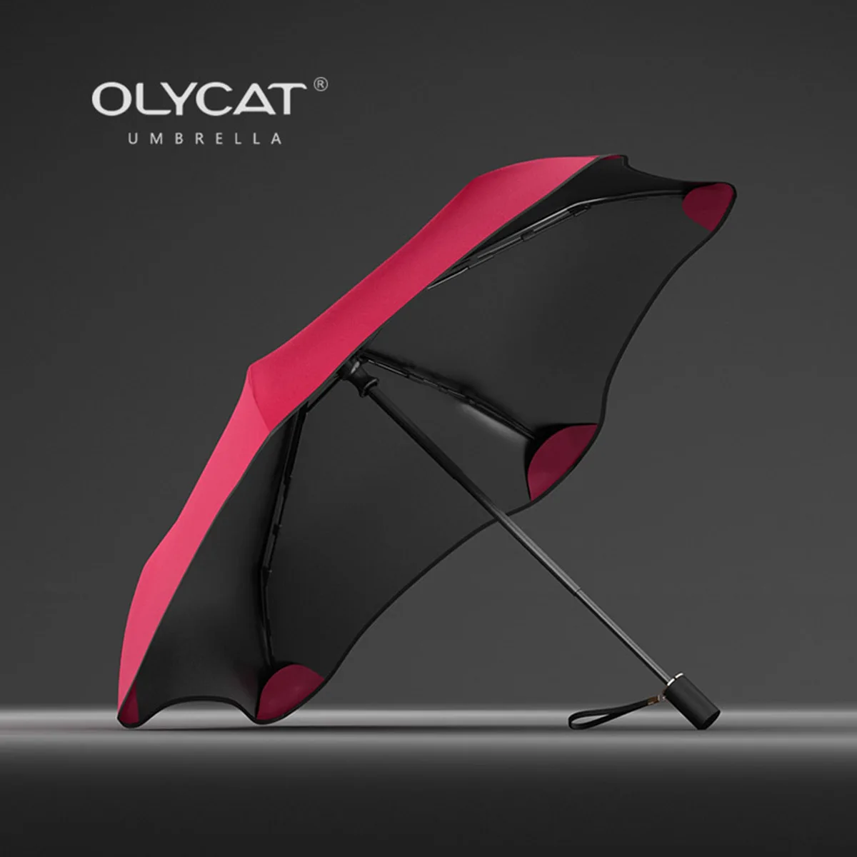 

OLYCAT New Folding Umbrella Rain Women Creative Sun Protection Kids Umbrella Windproof 6K Aluminum Parasol Clear Umbrella UPF50+