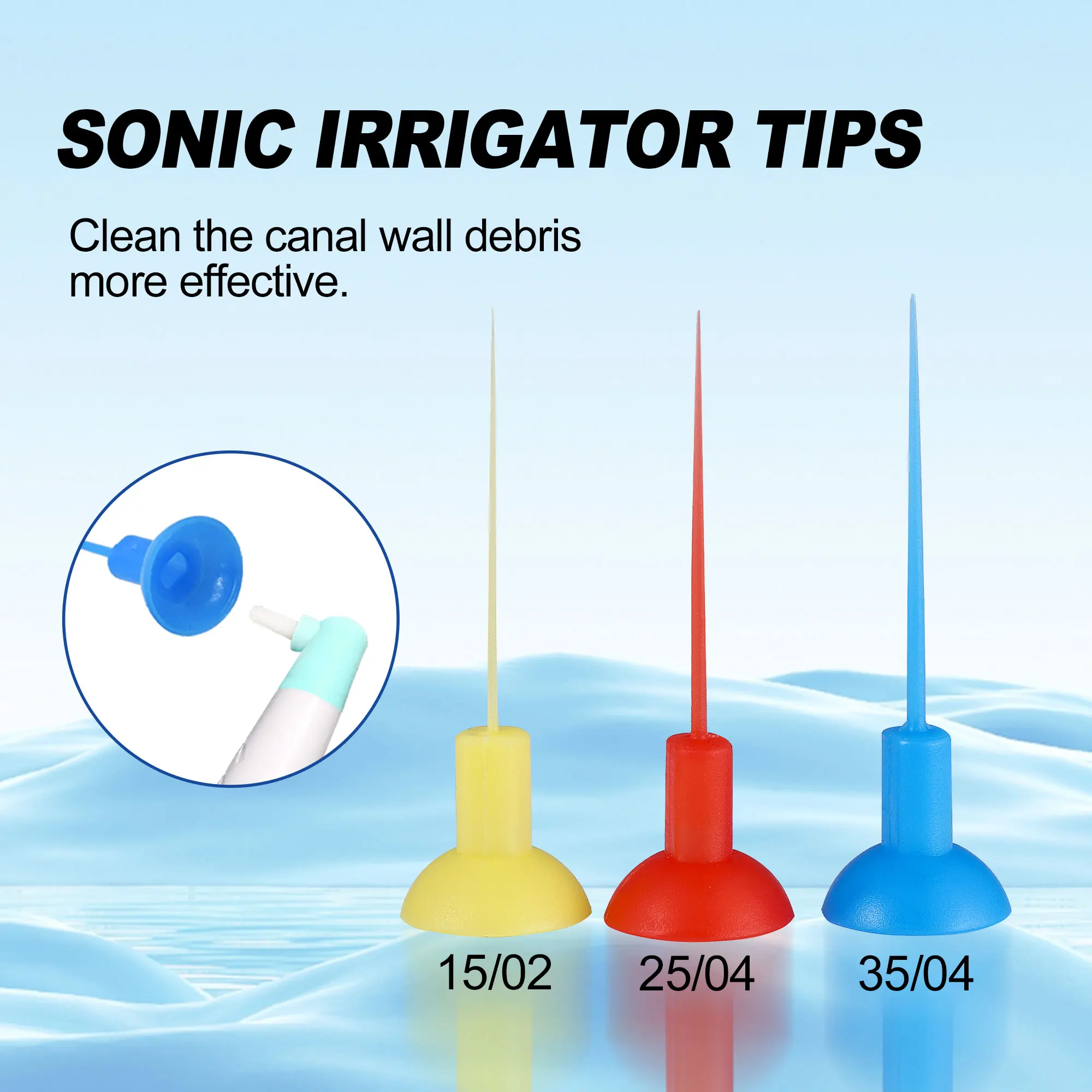 

Насадки для звукового ирригатора (30 шт.), насадки-активаторы Endo Sonic для корневых каналов, стоматологические инструменты, материалы для стоматологов