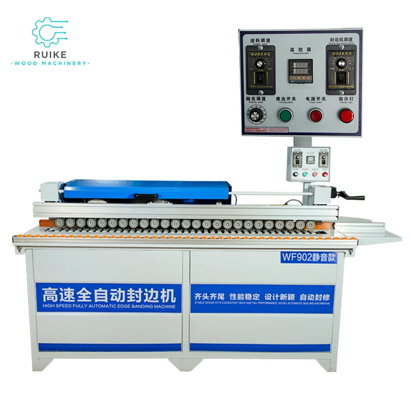 China Cnc Pvc 6 Functions Multifunction Degree Fully Automatic Edge Banding Machine 902 with Pre Milling