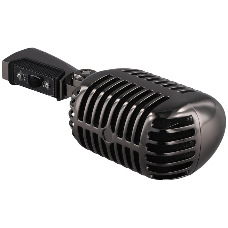 

Горячий AD-профессиональный классический ретро динамический вокальный микрофон, поворотный микрофон для живого выступления, караоке