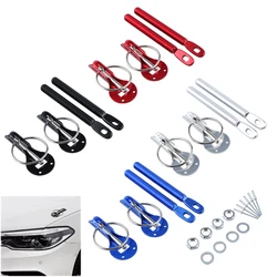 Universal Alumínio Alloy Mount Hood Pin, Bonnet Lock Kit, Car Styling, Tunning Lock Kit, Down Hood Lock Trava Pinos, Carros Acessórios