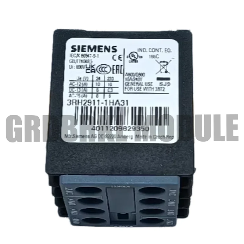 New Original SIEMENS 3RH2911-1HA31 Contactor Auxiliary Switch Module view 3