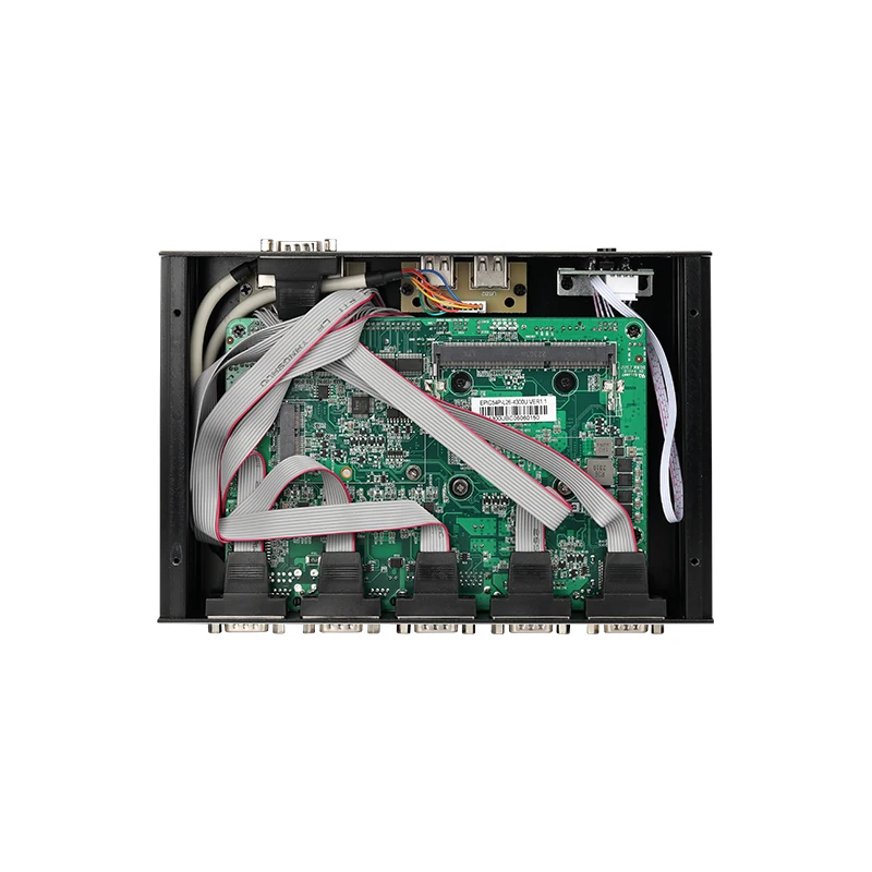 BEBEPC-i3-5005U Industrial IoT Sin ventilador, i5-4300U, 4x, Gigabit, Ethernet, 6x COM, LVDS, GPIO, 4G, LTE, SIM, Linux, Pfsense, salida suave