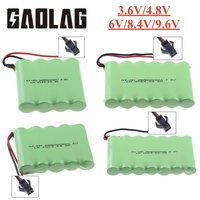 3.6v/4.8v/6v/7.2v/9.6v upgrade 5000mAh Rechargeable Battery Nimh AA Battery Pack For Rc toys Cars Tanks Robots Guns Boats 1Pcs