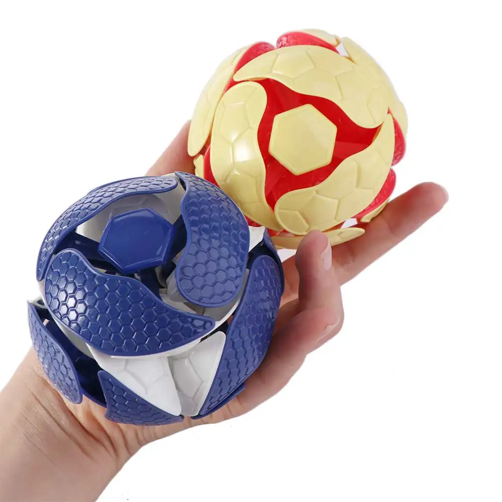 Plastics Color Changing Ball Interactive Ornament Hand Thrown Ball Handheld Multipurpose Dual Color Telescopic Ball