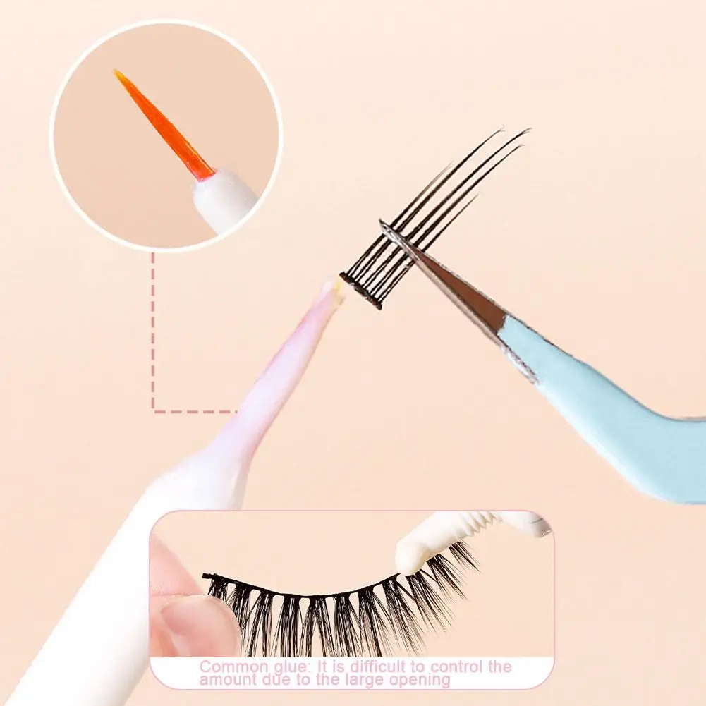 Wimpern-Pfropfkleber, langlebiger Pfropfkleber für Wimpern, schnell trocknender Kleber, kein Reizendes Make-up-Werkzeug