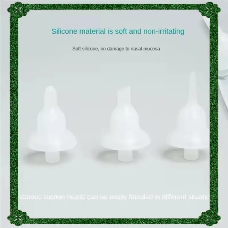 Elektryczny aspirator do nosa dla niemowląt z 24-godzinną dostawą, cichy sprzęt do usuwania kataru i zatkanych nosa, akcesoria dla noworodków.