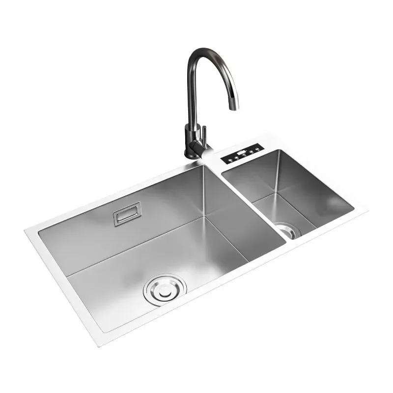 

【Best-selling】Modern Large Kitchen Smart Ultrasonic Sink with Water Catalyst for Deep Cleaning Fruits, Vegetables & Seafood