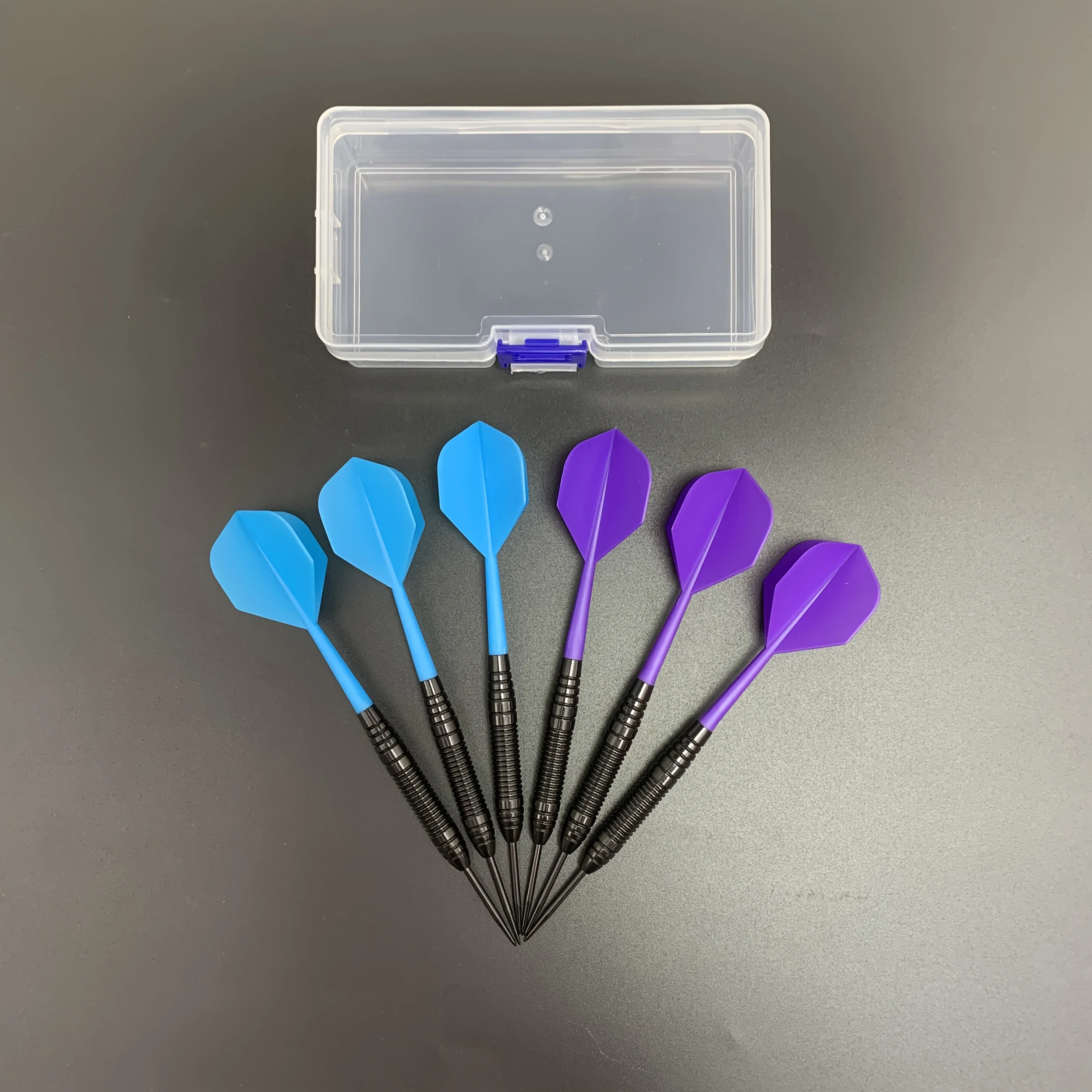 6pcs 22g Integrated Steel Needle Dart Set, anti Slip Iron Dart Barrel, High-Quality PVC Darts Flights, universal Compatibility