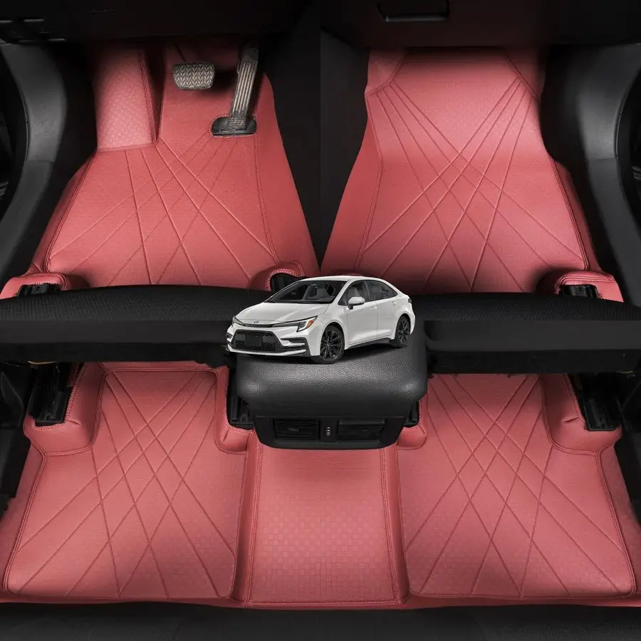

Custom Floor Mats for Toyota Corolla 20142019, Front amp 2nd Row Luxury Car Floor Mat Fit Corolla 2014 2015 2016 2017 2018 2019