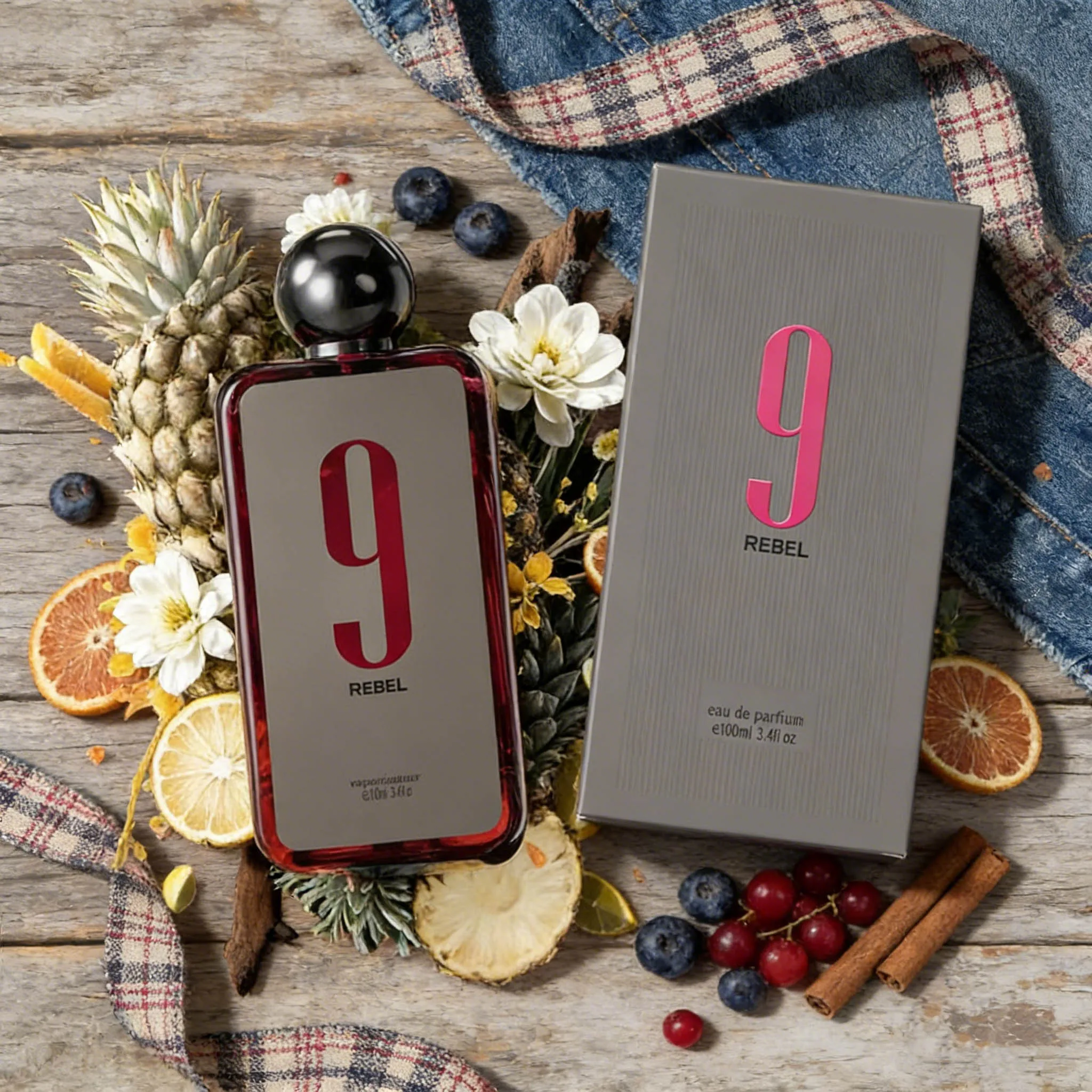 

9 pm Rebel by Afnan Unisex Perfume - 100ml Eau de Parfum, Rich & Distinct Scent for Daily & Evening Use.