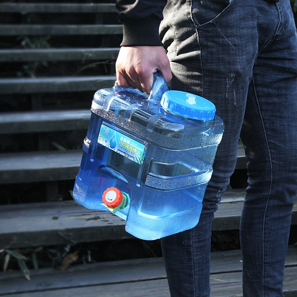 

Portable Water Container with Spigot Multifunction Camping Water Tank Large Capacity Water Storage Container for Camping Picnic