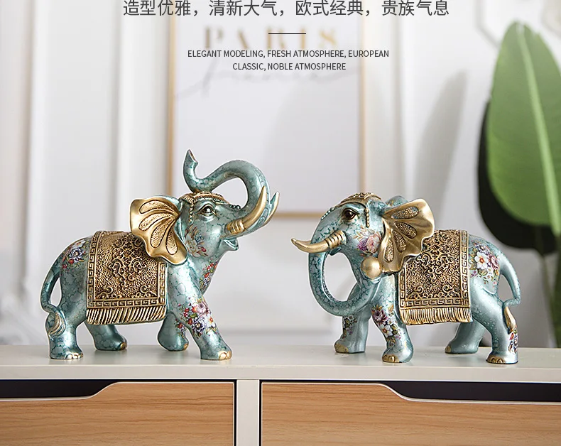 HOT SALE -TOP business office efficacious FENG SHUI Talisman Protection Money Drawing Thailand gods elephant Sculpture statue