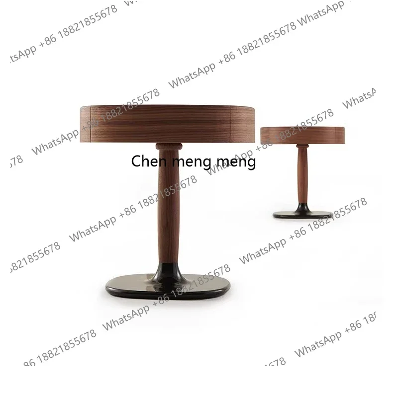 02A Furniture, bedside, lockers, minimalist, black walnut edge several small apartments