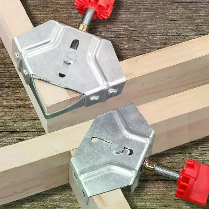 Corner Clamps For Woodworking 90 Degree Right Angle Clamp With Adjustable Swing Jaw For Wood Metal Pipe Steel Rod Glass Diy