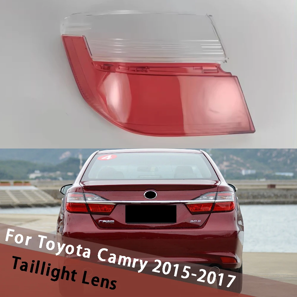 For Toyota Camry 2015 2016 2017 Outside Car Articles Replacement Car Lights Shell Rear Shell Cover Car Taillight Lens Cover