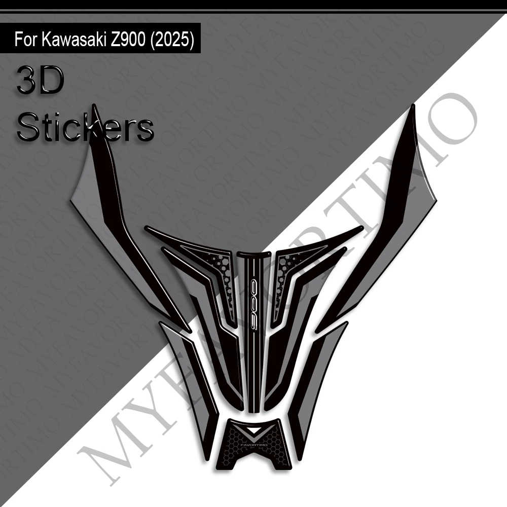 Voor Kawasaki Z900 Z900 SE 2025 2026 Motorfiets Tank Pad Cap Gas Stookolie Kit Kuip Spatbord Covers Stickers Decals protector