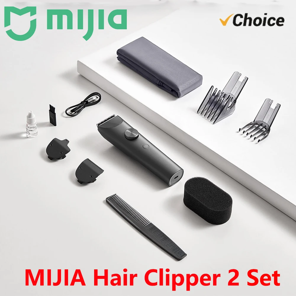 original-mijia-hair-clipper-2nd-kit-set-titanium-blade-cordless-hair-trimmer-usb-c-ipx7-waterproof-lcd-professional-barber-cn