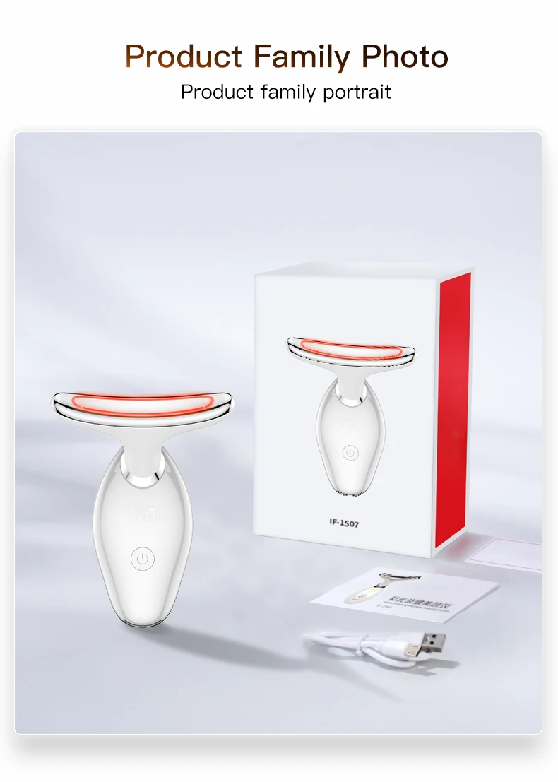 Dispositivo de beleza 2025 microcorrente massageador portátil rosto pescoço elevador dispositivo aperto drenagem linfática rejuvenescimento