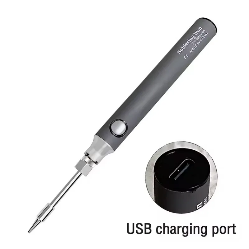 USB Electric Soldering Iron Multi-kinetic Energy Mini Portable Power Bank Home Repair Hot Code Plastic Decal Artifact Power Tool