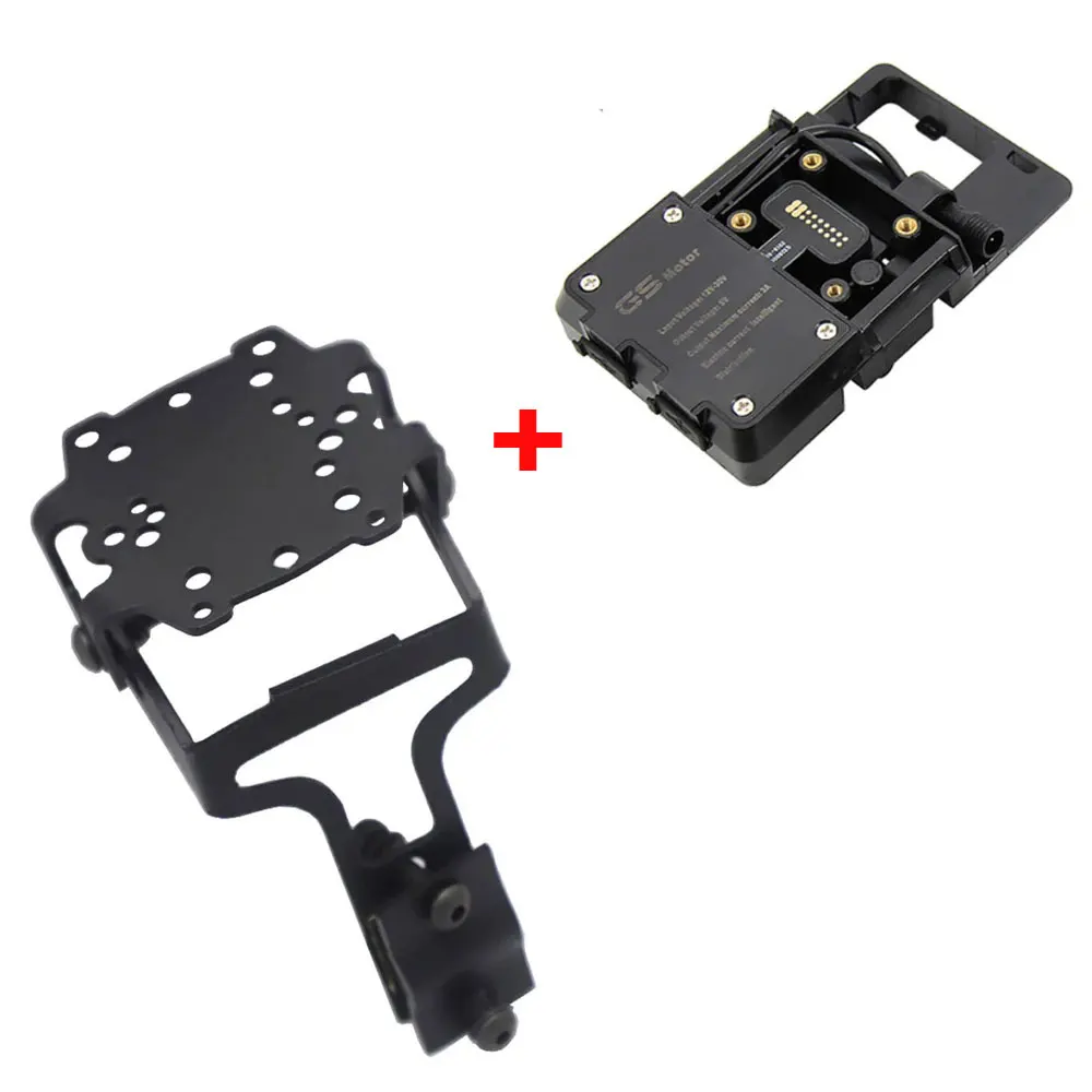 

Motorcycle Mobile Phone GPS Mount Navigation Bracket USB Wireless Charging Stand For Yamaha Tenere 660 XT660Z