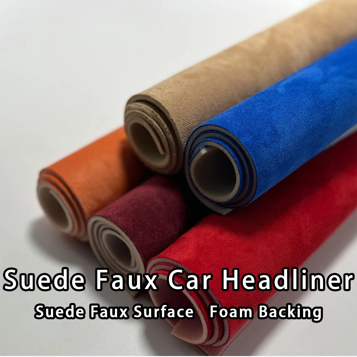 

Замшевая подголовник автомобиля, ткань на крышу автомобиля, губчатая подложка для модификации интерьера автомобиля, украшение для ремонта потолка грузовика, сделай сам, 280x140 см