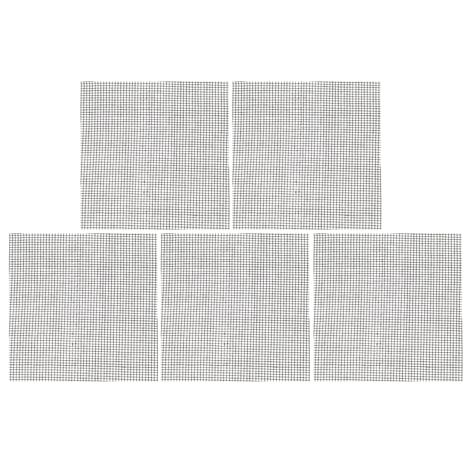 

50 Pcs Black 10x10CM Planter Mesh Pad Leak Proof Drainage Flowerpot Bottom Hole Mat Gardening Accessories