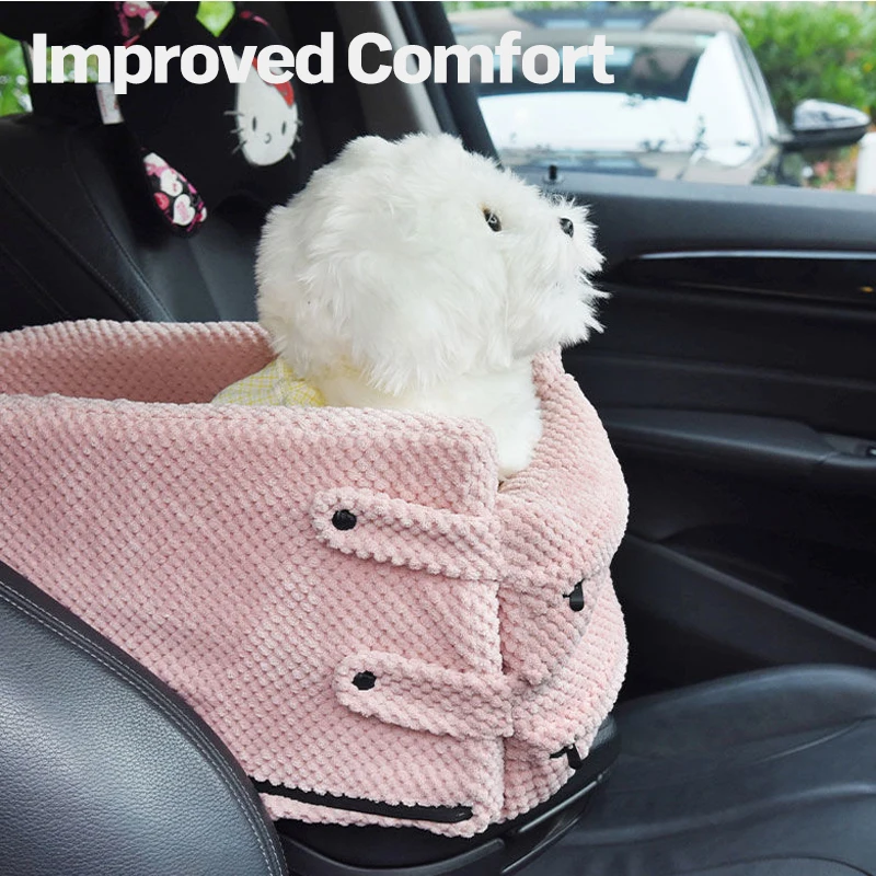 

Автомобильная центральная консоль, подлокотник, портативная клетка для домашних животных для кошек и собак, автомобильное сиденье, универсальная кровать для домашних животных для автомобилей