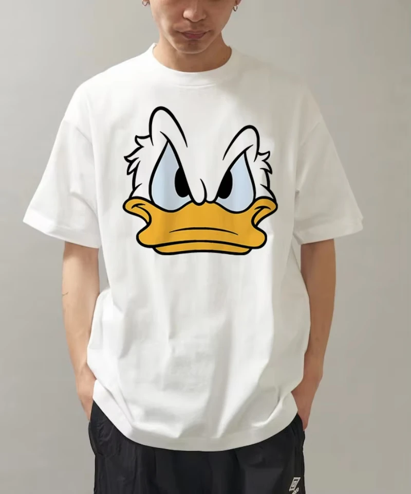 

Disney Donald Duck animated character printed Tshirt casual and trendy Tshirt family and parent-child clothing for men and women