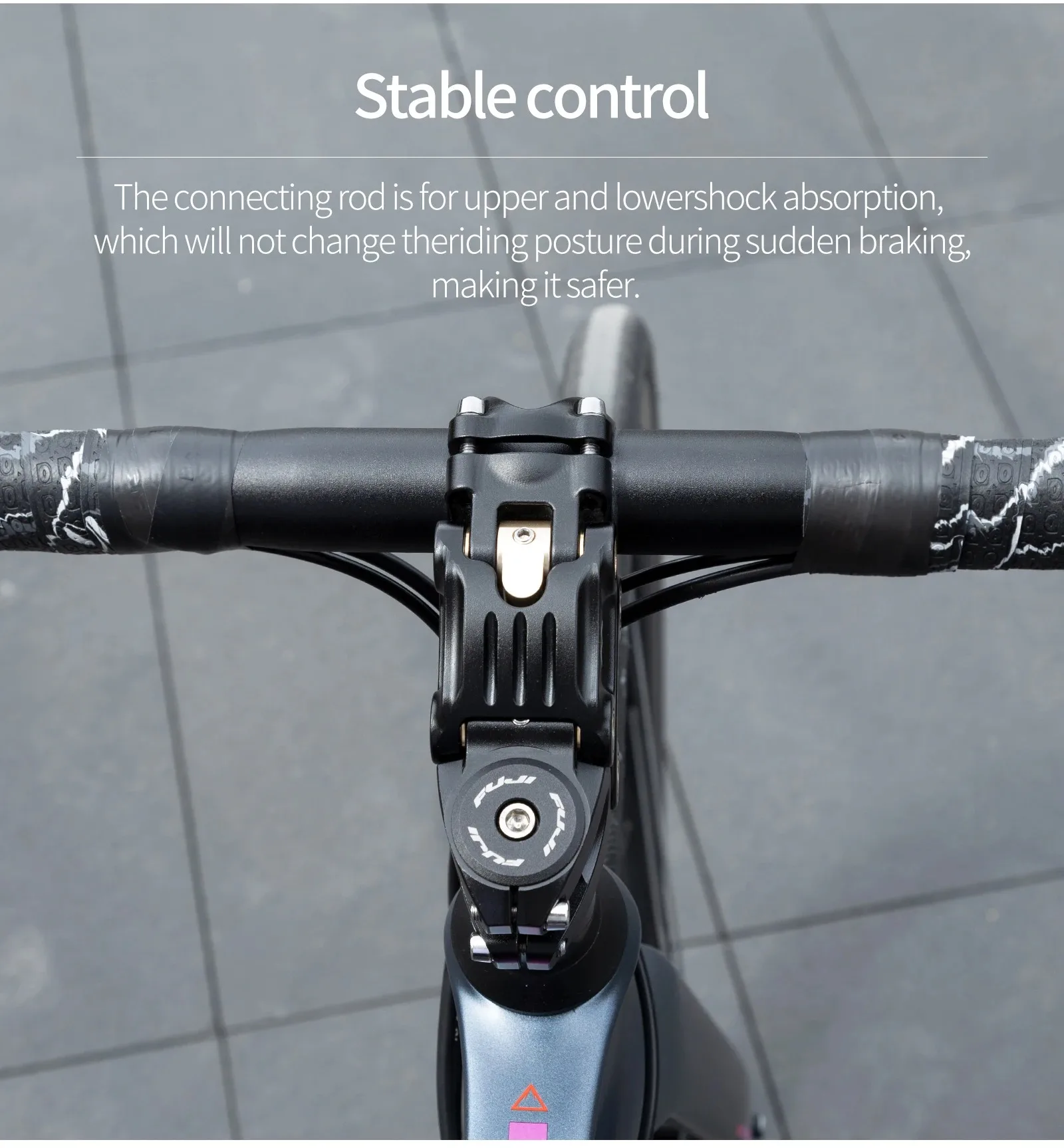 MEROCA Fahrrad-Aufhängungsvorbau, Aluminiumlegierung, Fünf-Verbindungs-Luftstoßdämpfer, XC\Mtb\Road Mountainbike-Riser, Vorbauten – Detail 12
