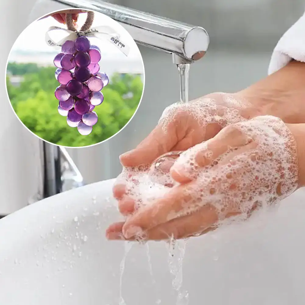 

Grape Handmade Soap Material Package Gift Box Natural Soap Gentle Deep Supplie With Cleansing Box Plants Hangable And Glyce L7H4