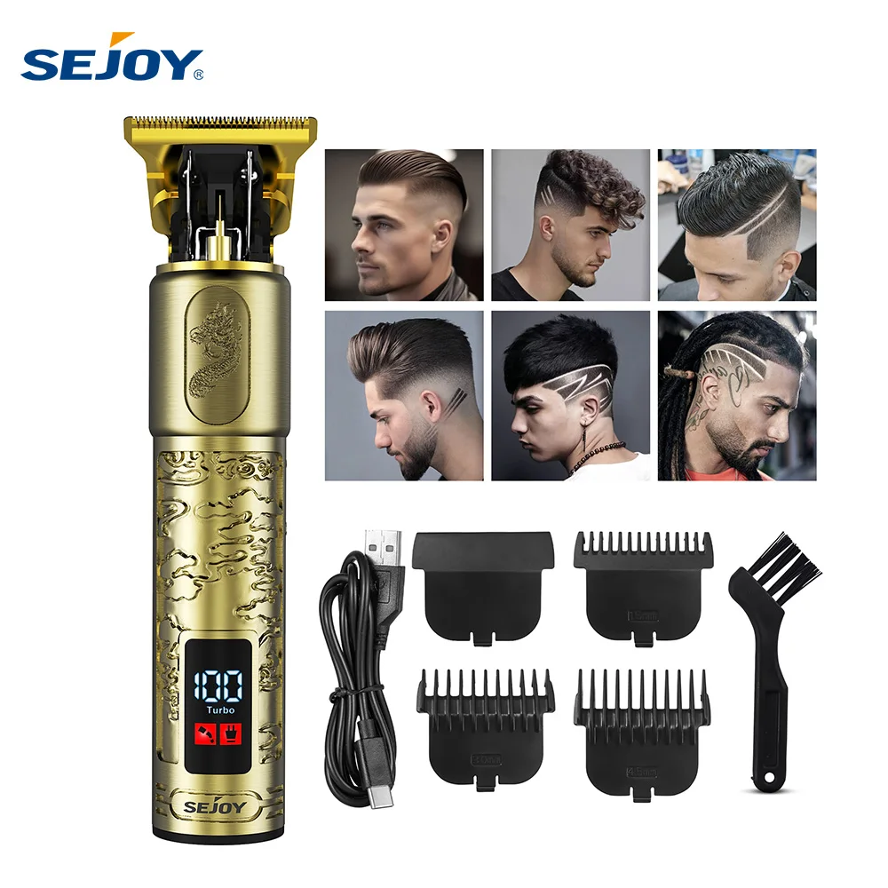 SEJOY Elektrischer Haarschneider für Männer, professionelle Haarschneidemaschine, verstellbare Präzision, für Erwachsene und Kinder, kabellose Haarschneidemaschine