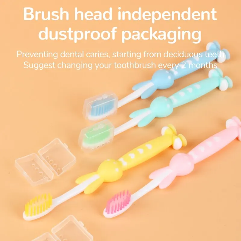 Cartoon Children Toothbrush, Manual Toothbrushes With Extra Soft Bristles For Deep Cleaning Oral Care At Home For Kids