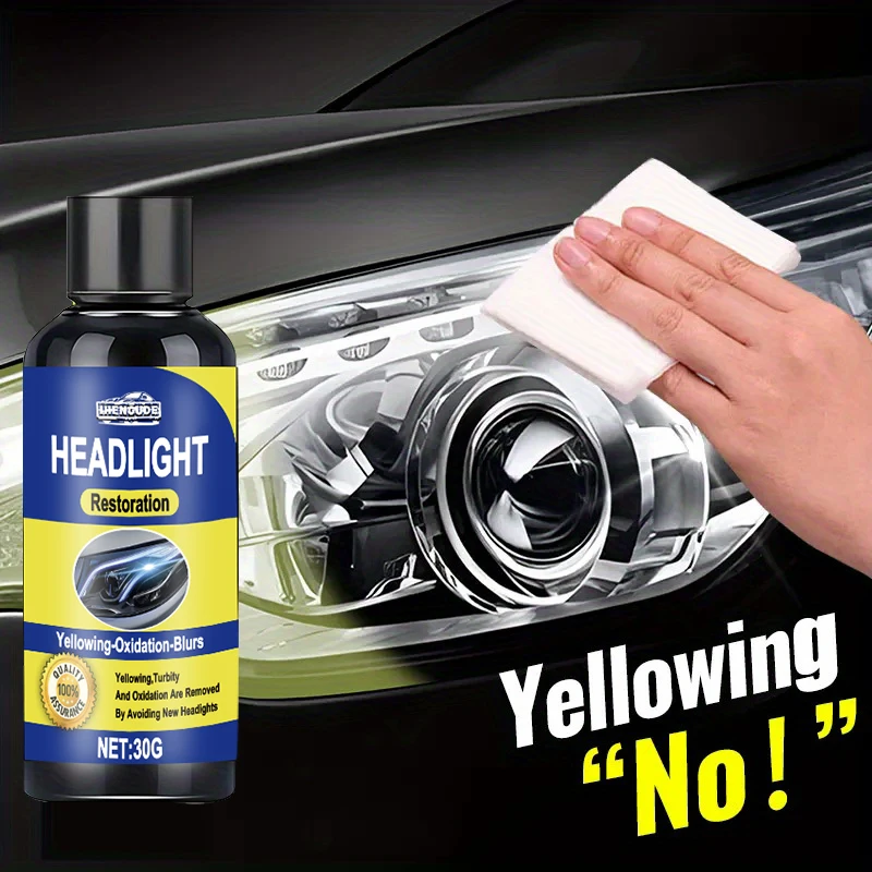 1 Piece 30g Car Headlight Restoration and Polishing Kit - Scratch Remover and Oxidation Cleaning Repair Paste, Car Body Polishing Paste, Suitable for Headlight Components