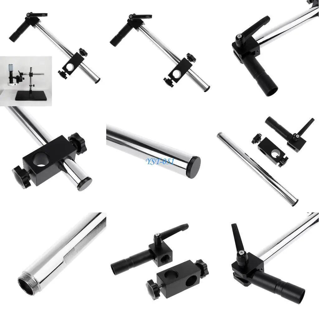 

E15A Heavy Boom Stereo Metal Table Stand Universal Large Platform for Industrial Microsocpe 25MM Lens Holder Ring Support