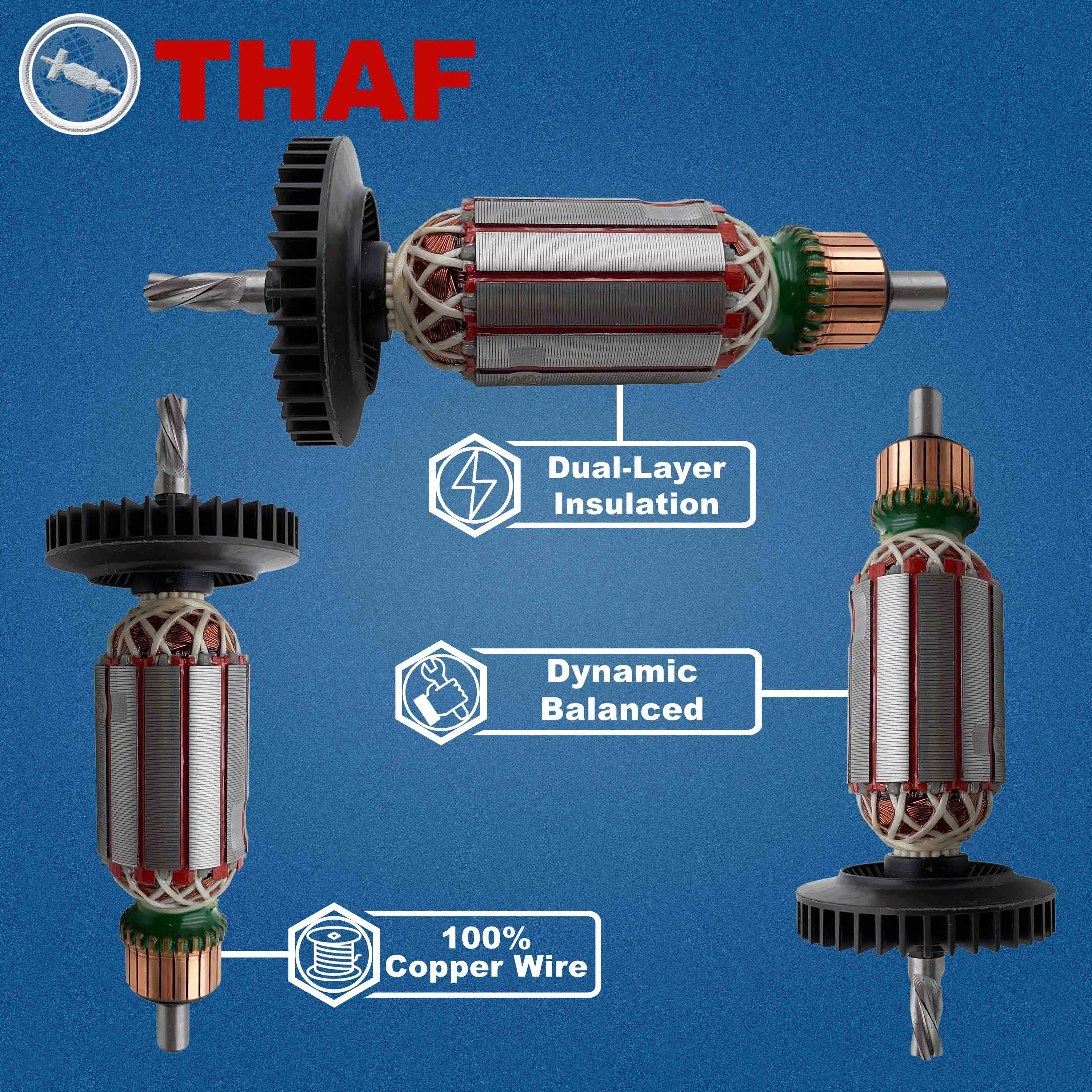 AC 220V 240V GSB16 GSB16RE Armature Rotor For BOSCH GSB550RE Impact Drill Spare Parts Hammer Drill GSB 16 GSB 16 RE GSB 550 RE