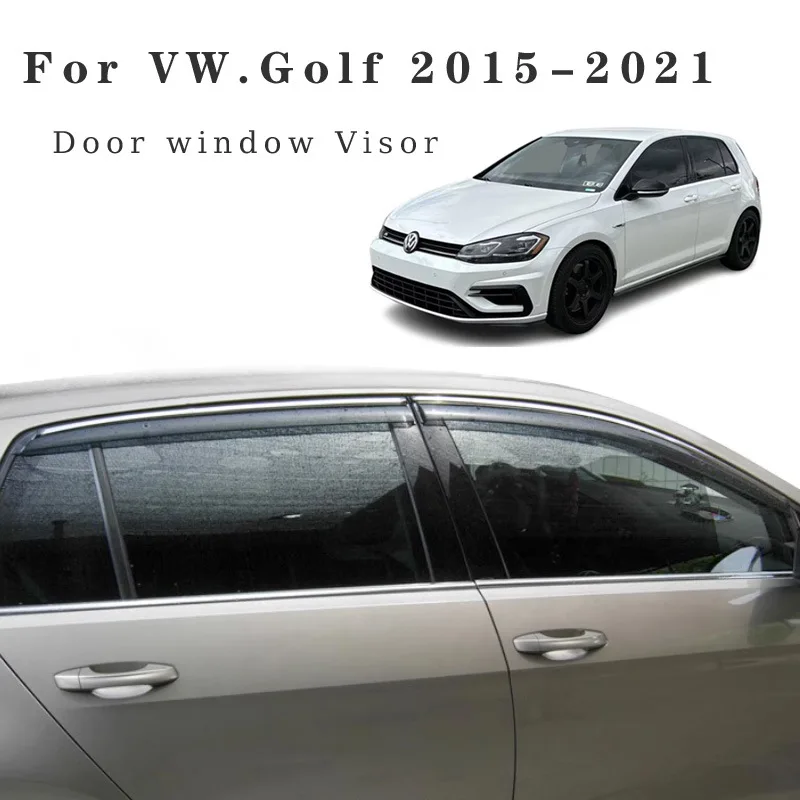 

for Specially used for 2015-2021 Volkswagen Golf 7 rain and shine shield Golf 7 car window rain eyebrow buckle type thickened