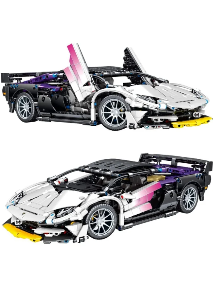 

Super Sports Car Toys Adults,1:14 Scale Car Model Building Kit Toys,Collectible Race Car for 14+ Year Boys,Adult