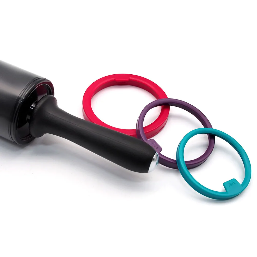 

Adjustable 19 Inch Stainless Steel Rolling Pin Heavy Duty Dough Roller Removable Thickness Rings for Baking Cookies