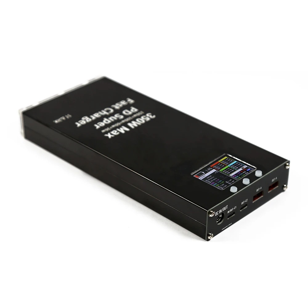 350w banco de potência em dois sentidos pd100w ups ajustável bidirecional dc150w 38400mah 2 polegada ips tela led de alta performance de carregamento rápido