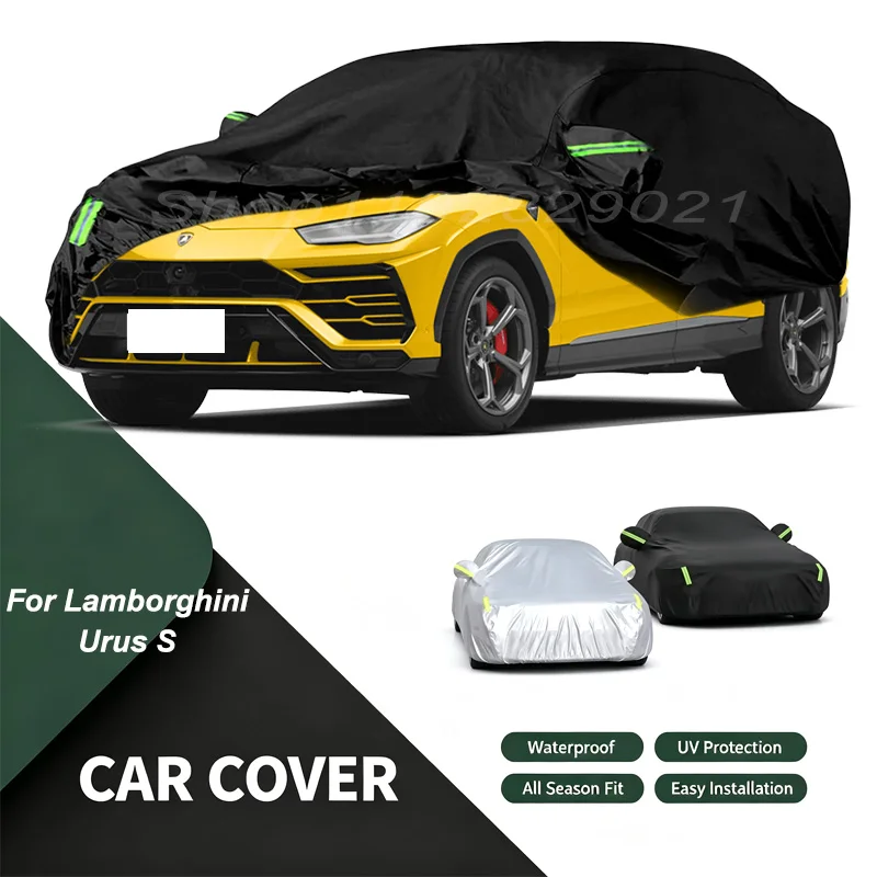 Car Cover For Lamborghini Urus S Waterproof Dustproof Outdoor Protection, UV Snow Sun Resistant Auto Exterior Cover Car Sunshade