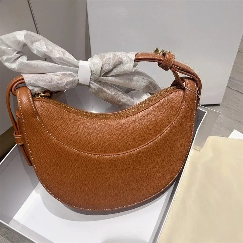 Высококачественная модная брендовая женская сумка в стиле ретро из натуральной кожи подмышками, седельная сумка, сумка через плечо, универсальная сумка ins