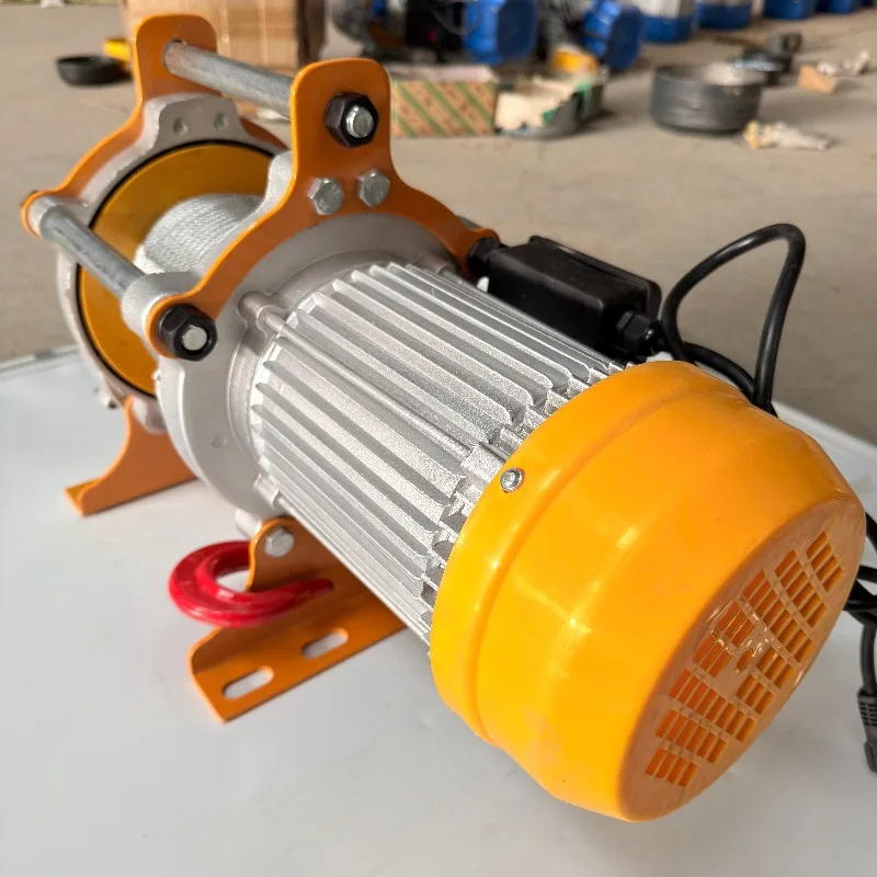 500Kg-1500kg load aluminum shell electric winch 220V waterproof, suitable for off-road trailer traction
