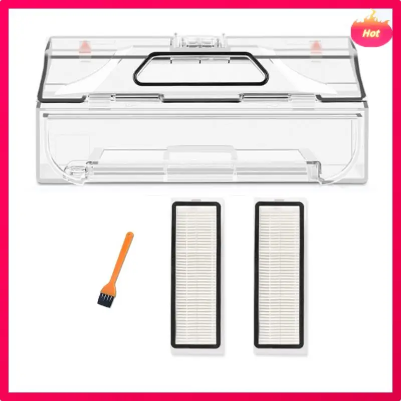AD-For Xiaomi Mijia 1C 1T Dreame F9 Robot Vacuum Cleaner Replacement Spare Parts Dust Bin Box And Hepa Filter