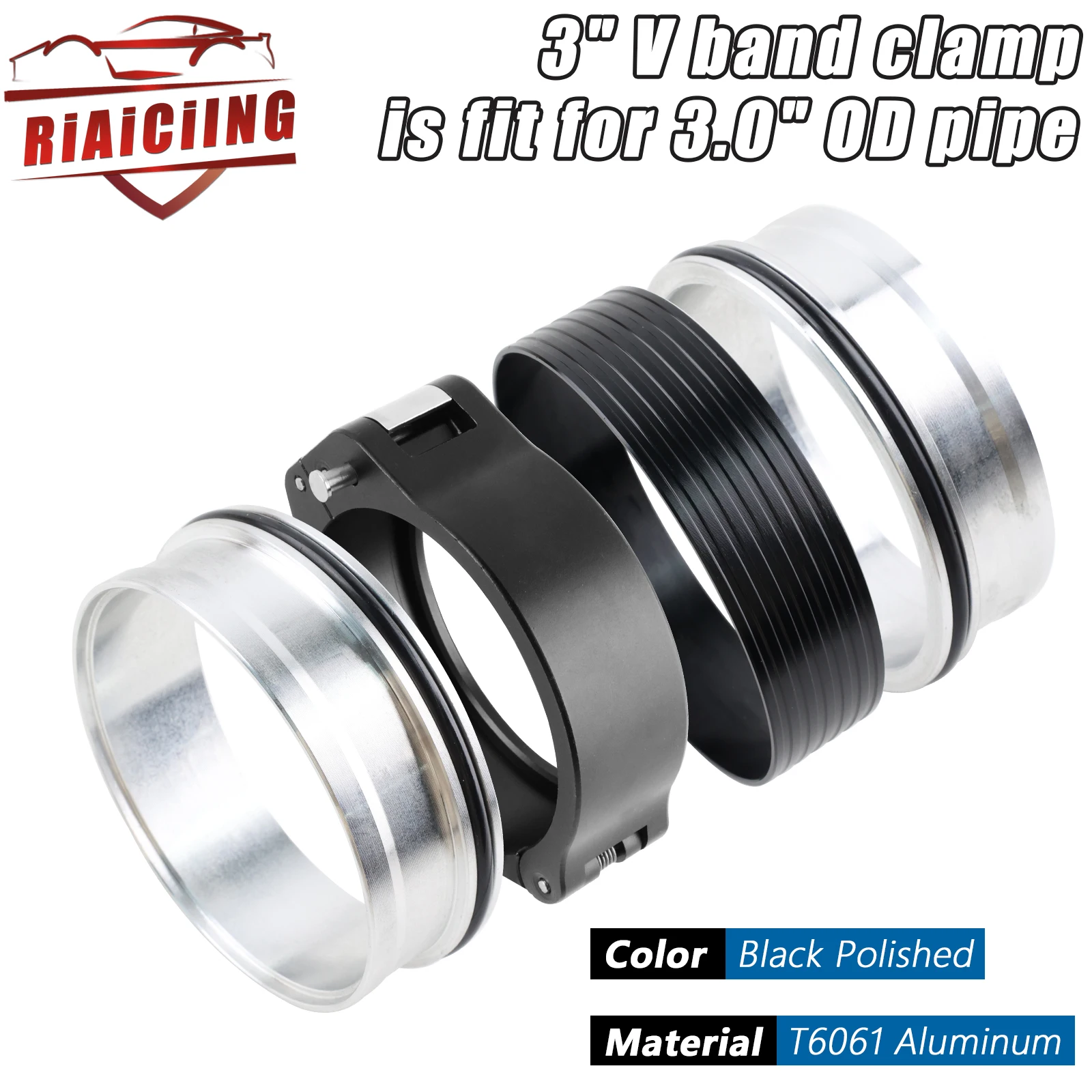 Universele 2,5/3/4 inch pinloze HD-klem voor intercooler pijpklem en flenzen 63/76/102 mm