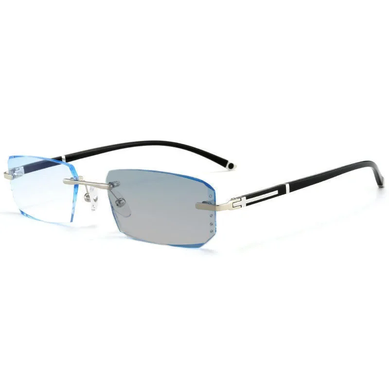 Men Women Photochromic Myopia Glasses Unisex Stylish Diamond Cut Near Sight Eyeglasses Luxury Anti-blue Light Eyewear 0-1.0-4.0 - Image 5