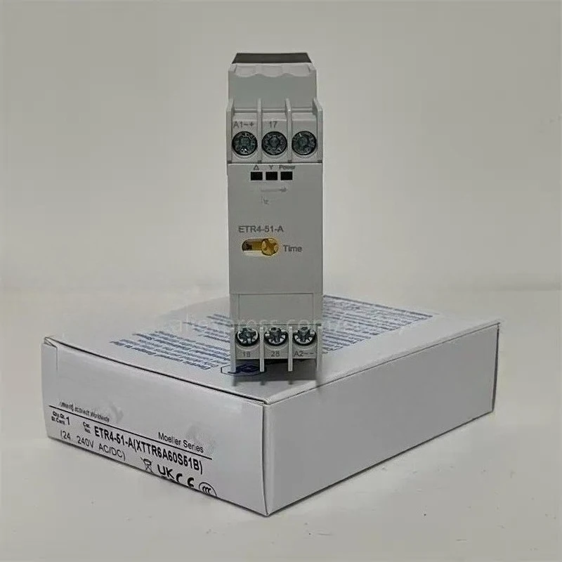 1pcs Star Triangle Time Relay ETR4-51-A Brand New 24-240V AC/DC