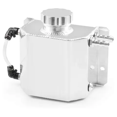 범용 1L 알루미늄 합금 냉각수 라디에이터 오버플로우 탱크 엔진 오일 캐치 캔 확장 탱크 리저버